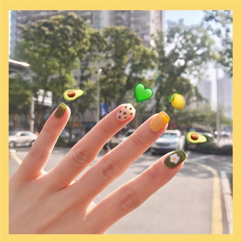 Nhãn dán trang trí móng tay họa tiết 3D chống nước độc đáo