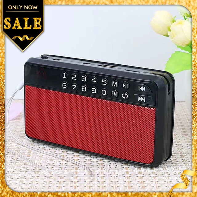 { BIG SALE } Loa Nghe Nhạc Mini Kiêm Đài Radio C-863 Hỗ Trợ Thẻ Nhớ, USB, FM Thiết Kế Nhỏ Gọn Tiện Lợi