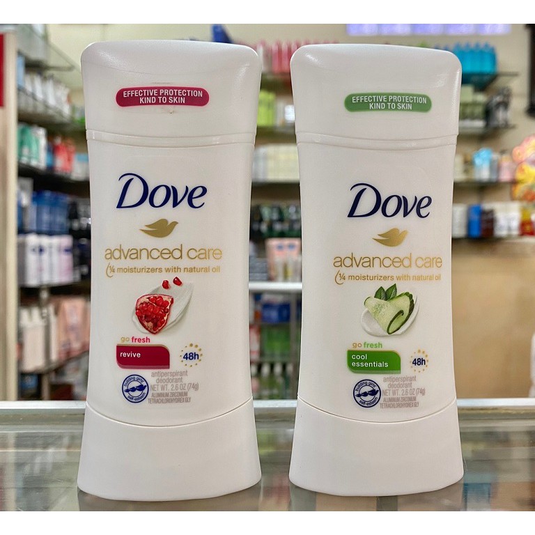 Sáp khử mùi cao cấp cho Nữ Dove Advanced Care 74g từ Mỹ