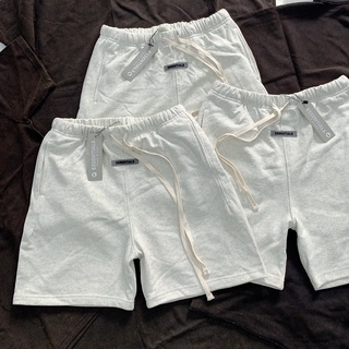 Quần short thun da ca essential màu trắng be , quần short lửng thun essentials