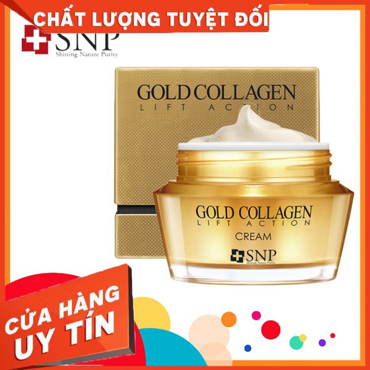 Kem nâng cơ giúp tăng độ đàn hồi cho da luôn căng mịn SNP Gold Collagen