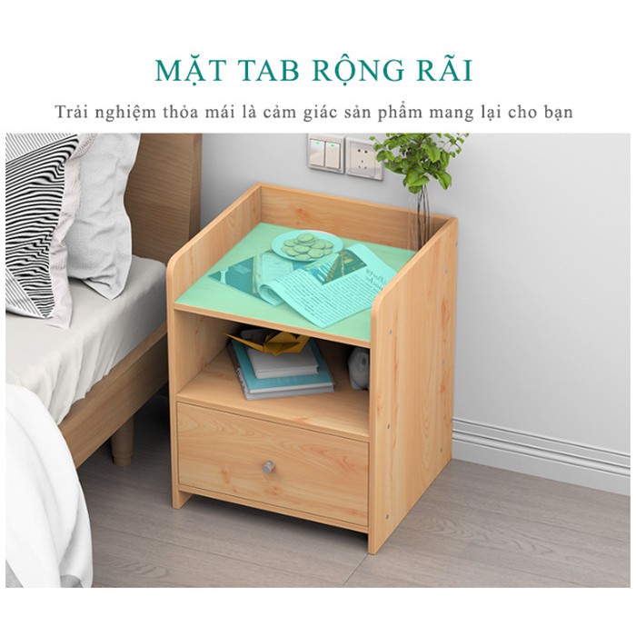 ☘ Tủ đầu giường có ngăn kéo hiện đại phòng khách/ngủ GP104( 2 màu lựa chọn)