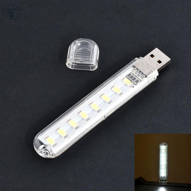 Đèn LED USB Mini 8 Bóng DC 5V Tiện Dụng - HV Store