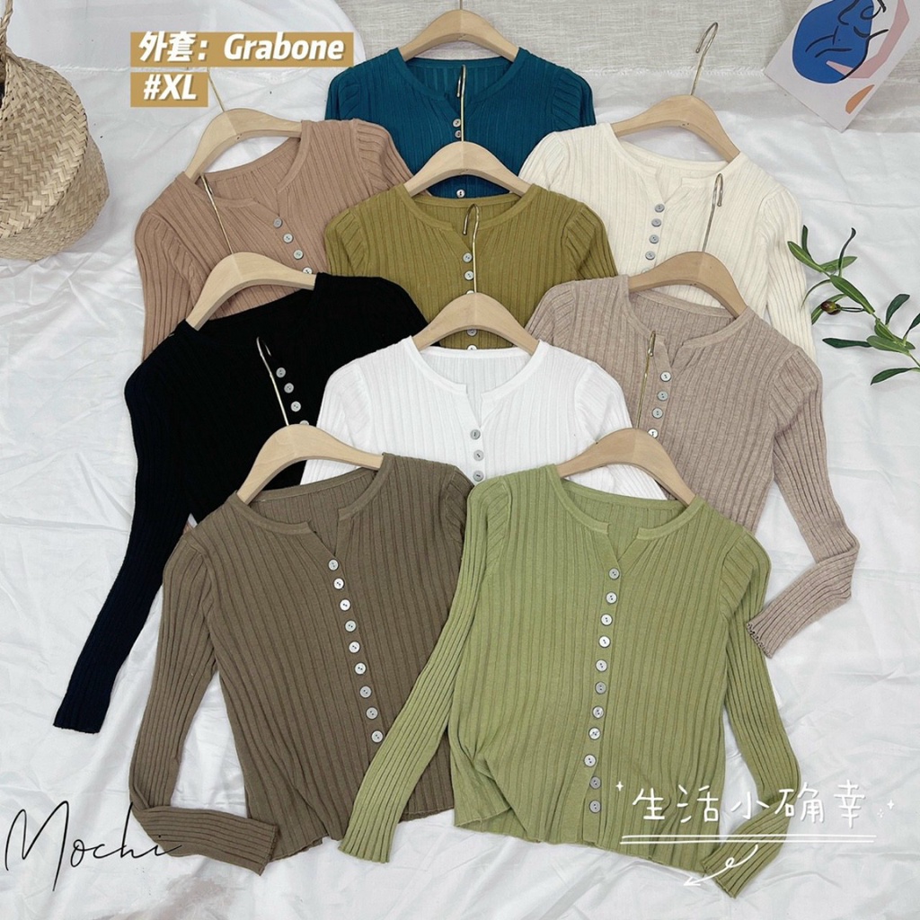 Áo Khoác Len Nữ Áo Len Lông Thỏ Quảng Châu Mẫu Nhiều Cúc Mới Siêu Hot - GT69