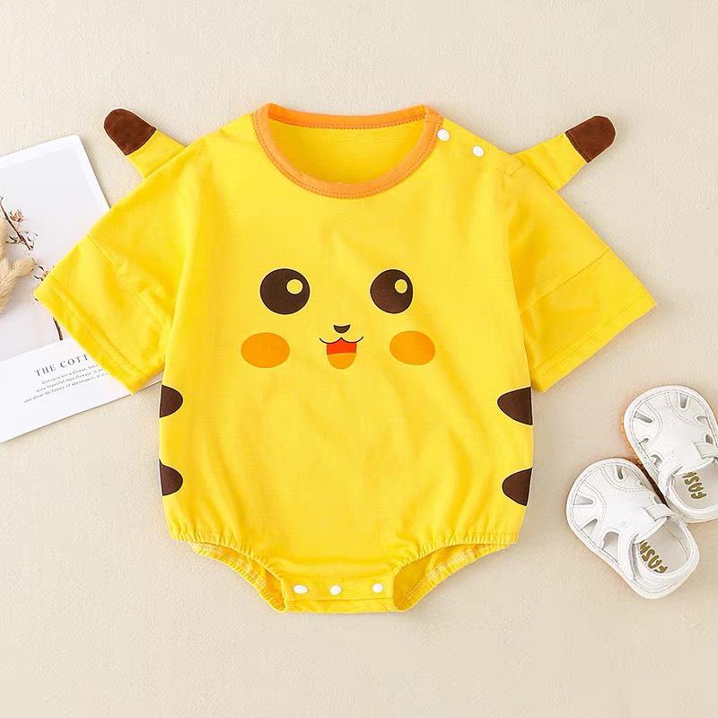 Bộ Body Chất Cotton Tàu Giãn 4 Chiều Đáng Yêu Cho Bé Gái Bé Trai MINTSCLOSET Size Từ 0-4 Tuổi - BS6046 - BS6047 - BS6051