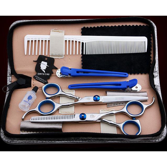 Bộ 2 Kéo Cắt Tóc Và Phụ Kiện Chuyên Dụng Smith Chu Xk01