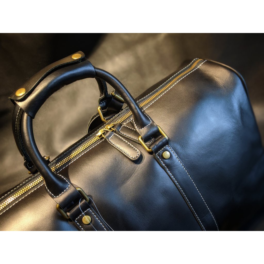 Túi Trống du lịch Da Bò Sáp Cao Cấp -  & BẢO HÀNH 2 NĂM