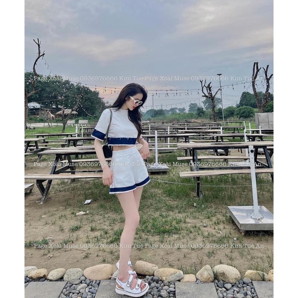 [ 𝐅𝐑𝐄𝐄 𝐒𝐇𝐈𝐏 ]  SÉT BỘC ROPTOP ĐÙI VIỀN MÍ SIÊU CHẤT