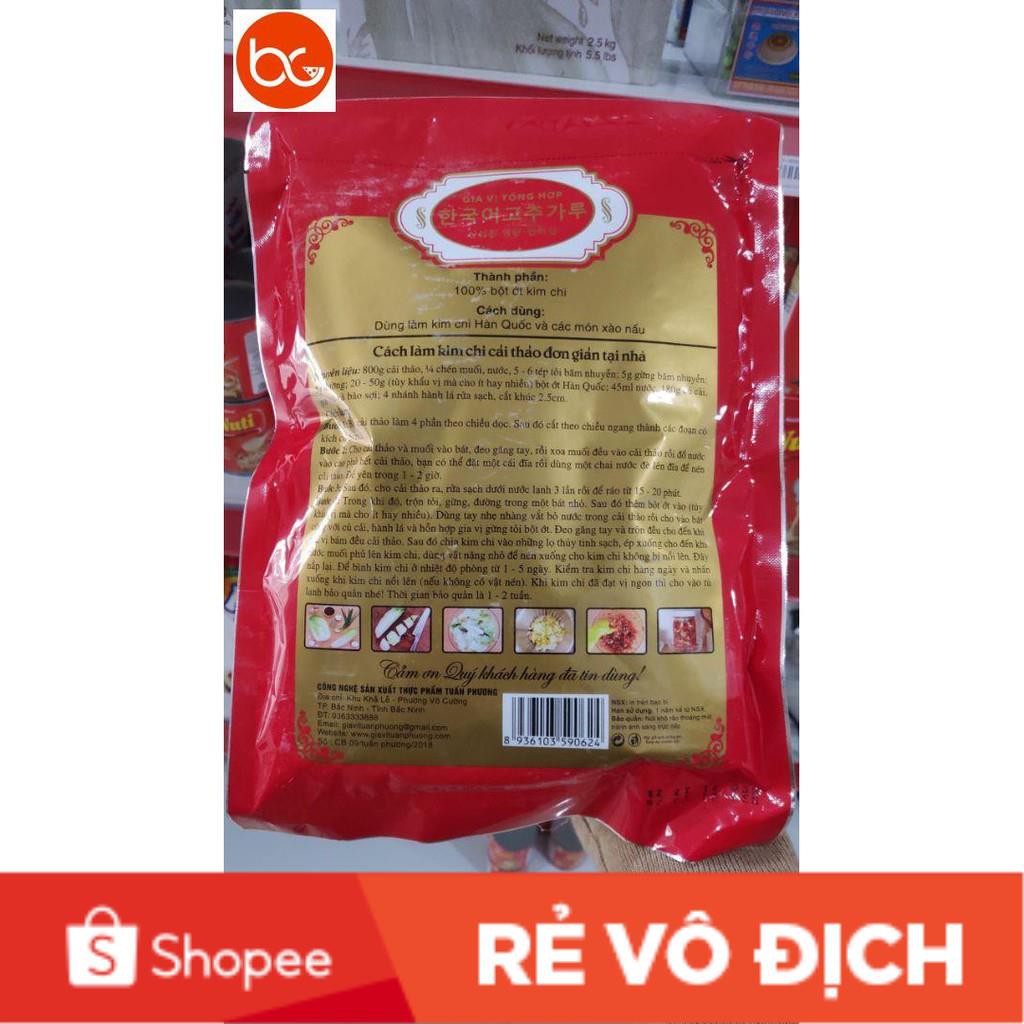 Ớt Bột Hàn Quốc 500gr