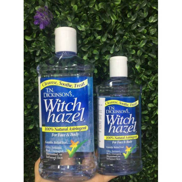 Nước Hoa Hồng Cân bằng, Làm Dịu Cho Da Mặt Và Cơ Thể Dickinson's Witch Hazel 100% Natural Astringent For Face &amp; Body