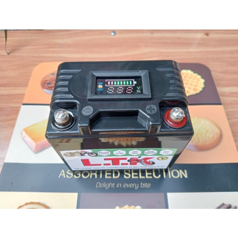 Ắc quy lithium LTK 12.8v 6ah 280cc siêu độ đèn