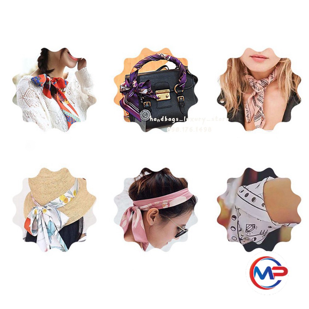 KHĂN LỤA QUẤN TÚI, KHĂN BUỘC TÓC, KHĂN QUÀNG CỔ ĐA NĂNG THỜI TRANG SỈ TOÀN QUỐC