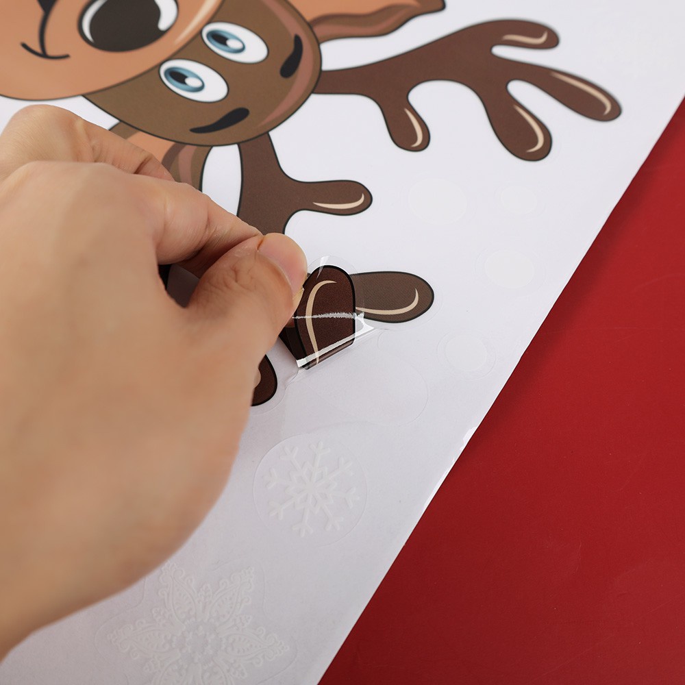 Sticker Dán Cửa Sổ Trang Trí Giáng Sinh Tự Dính