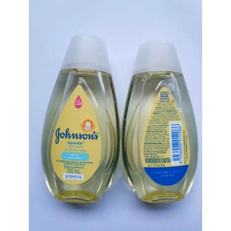 Sữa Tắm Gội Toàn Thân Johnson's Top To Toe 200ml, 100ml