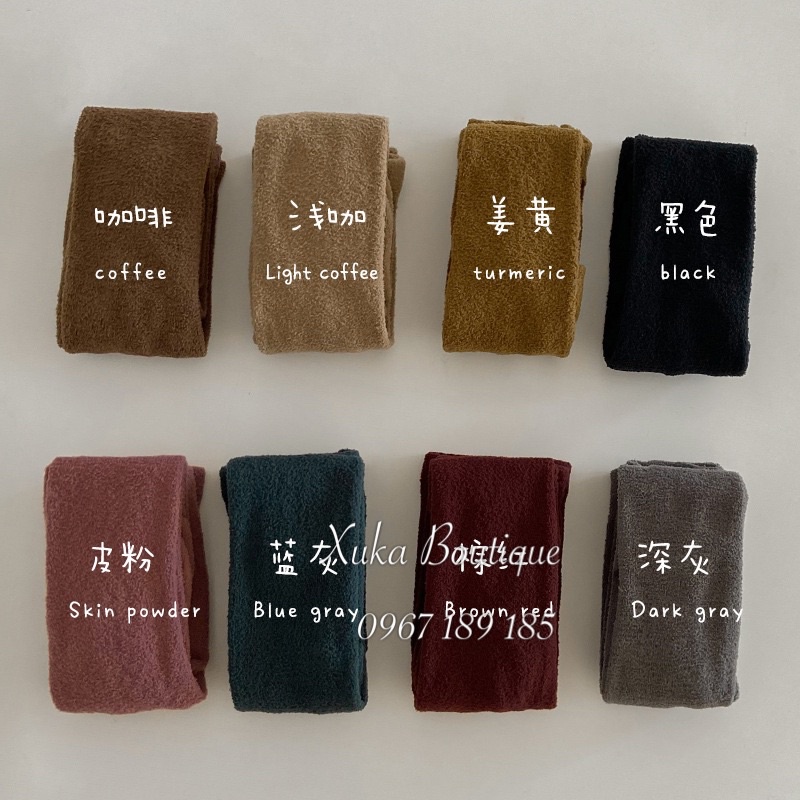 Quần Tất Lông Cừu Bé Gái Bé Trai Cực Ấm Quần Legging Trẻ Em Thu Đông Quảng Châu Cam Kết Đẹp