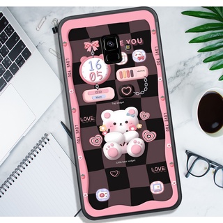 Ốp Lưng Samsung A5/A8 2018 - A6 2018 - J6 2018 - A8s , In Hình Gấu&Thỏ Siêu Cute và Đẹp.