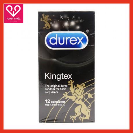 Bao Cao Su Durex Kingtex [CHE TÊN], Bao Cao Su 49mm Chống Xuất Tinh Sớm, Kéo dài thời gian, chống xuất tinh sớm