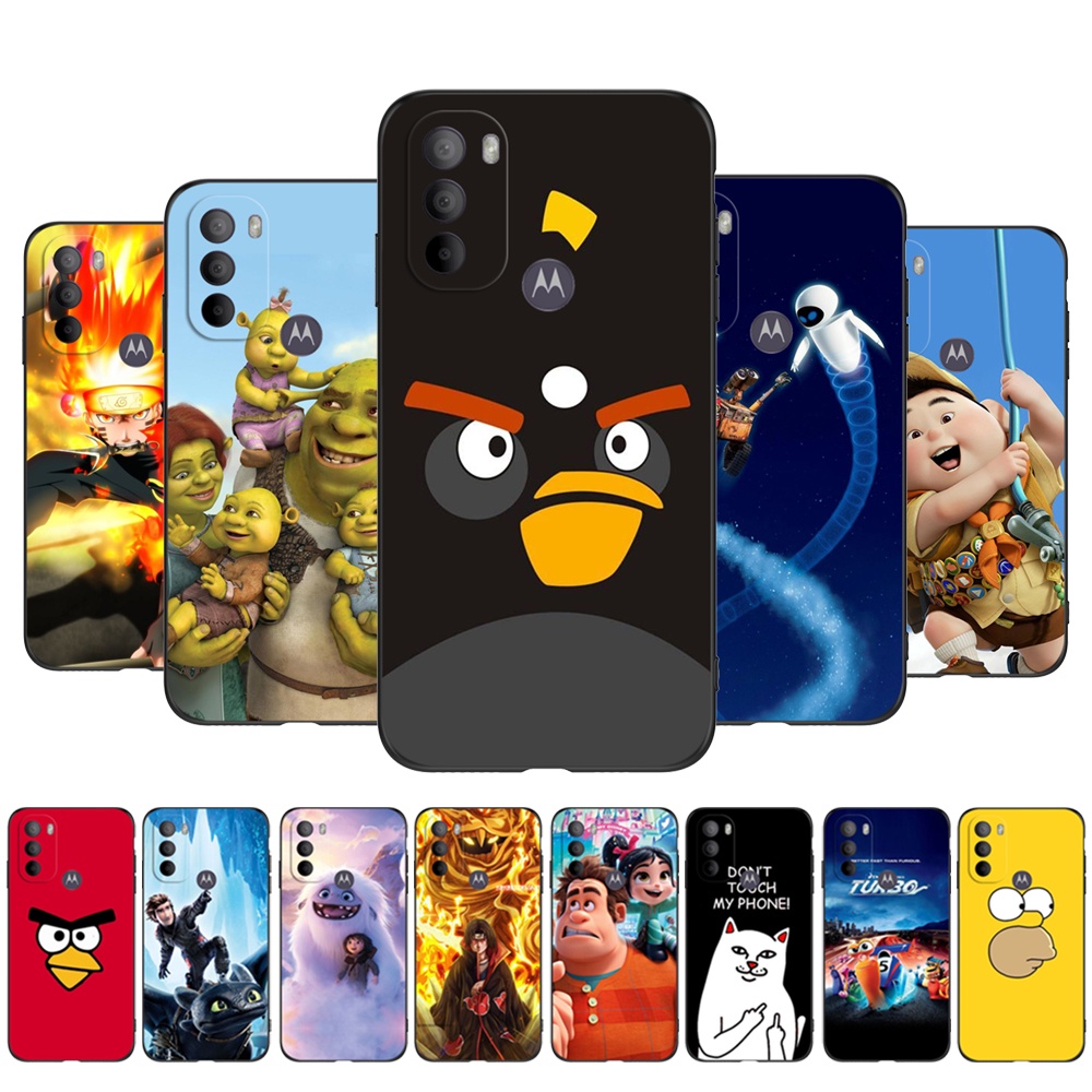 Ốp Điện Thoại Tpu Dẻo Màu Đen In Hình Hoạt Hình Vui Nhộn Cho Motorola Moto G71 5G Moto G71 5G MotoG71
