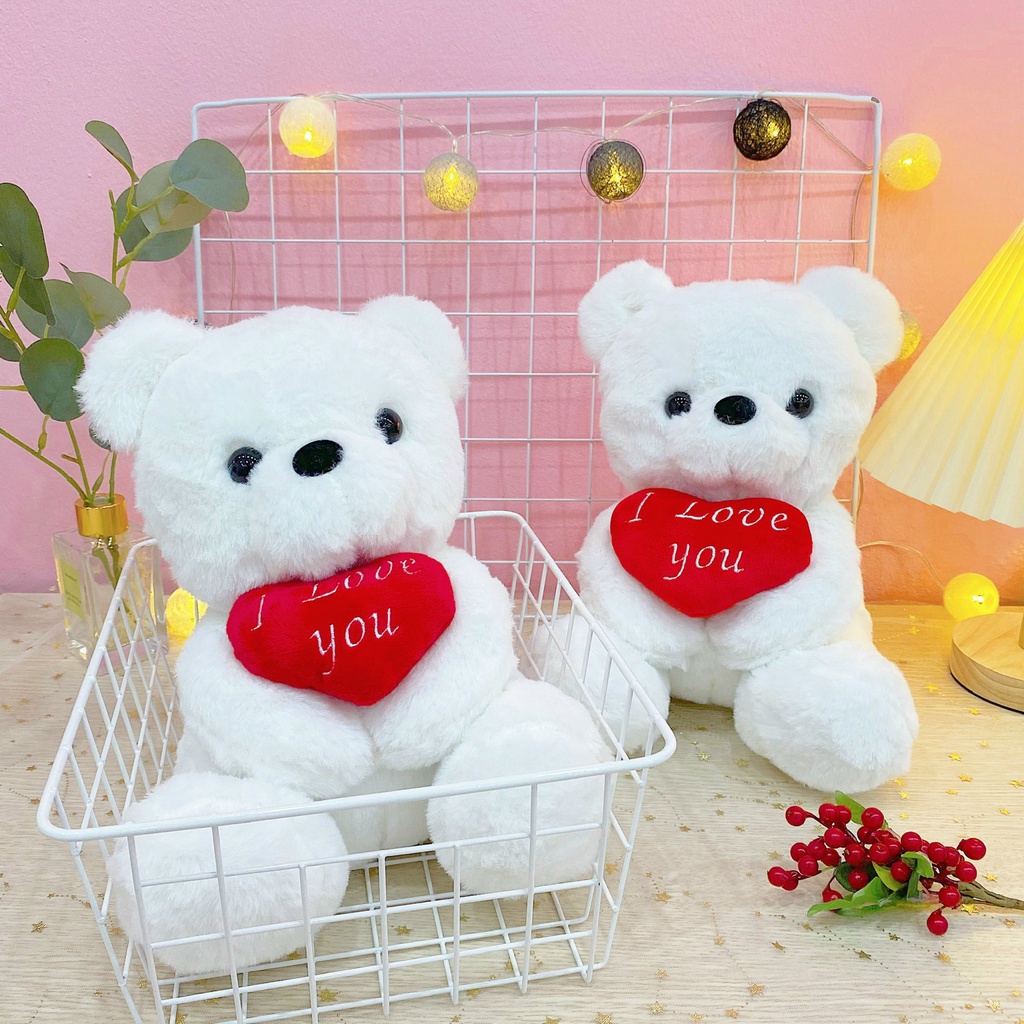 Gấu Bông Ôm Tim I Love You Cao Cấp Gấu Bông Online