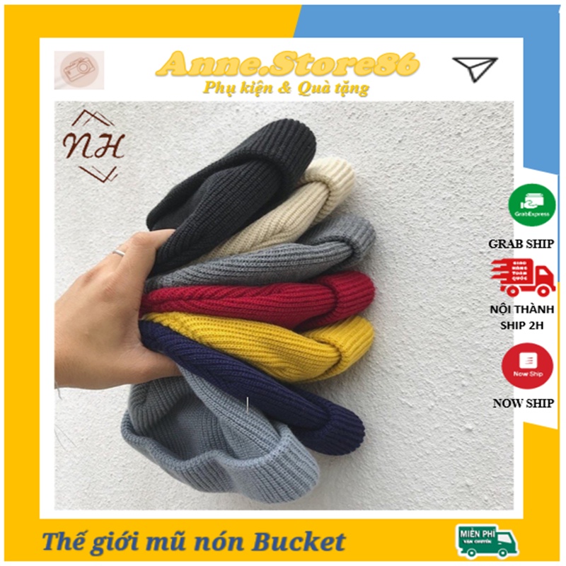 Nón Beanie len, mũ Beanie len nhiều màu phong cách thời trang hip hop dành cho nam, nữ - NL02