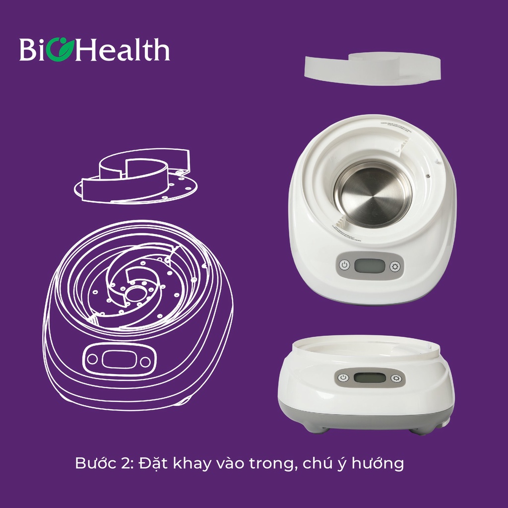 Máy Tiệt Trùng, Sấy Khô Bình Sữa từ Úc - Biohealth BH8910 - Ngăn Vi Khuẩn Trở Lại - Có Thể Chứa 8 Bình Cùng Lúc