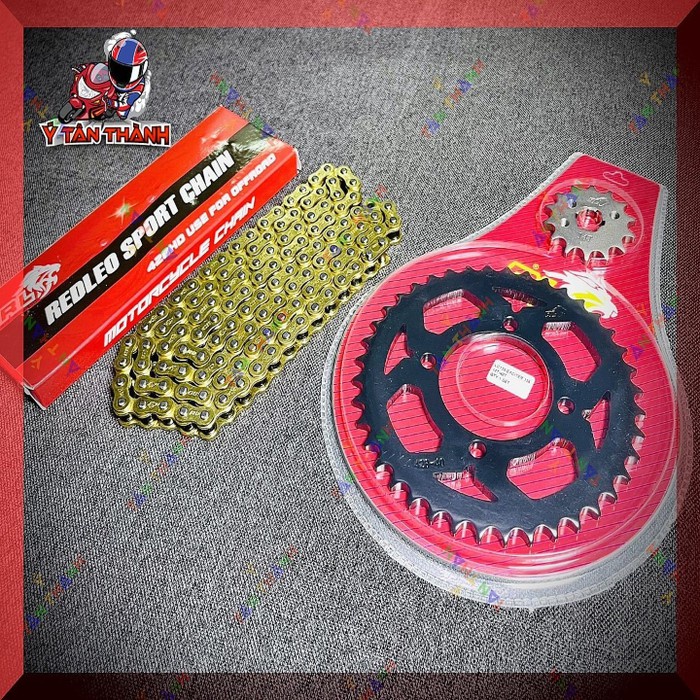 Nhông sên đĩa redleo exciter 135 14T-39T MS616