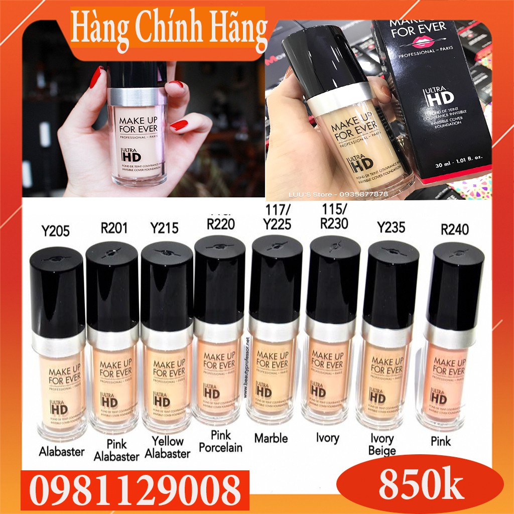 Kem Nền make up For Ever Ultra HD - TOP 4 Kem Nền Tốt Nhất