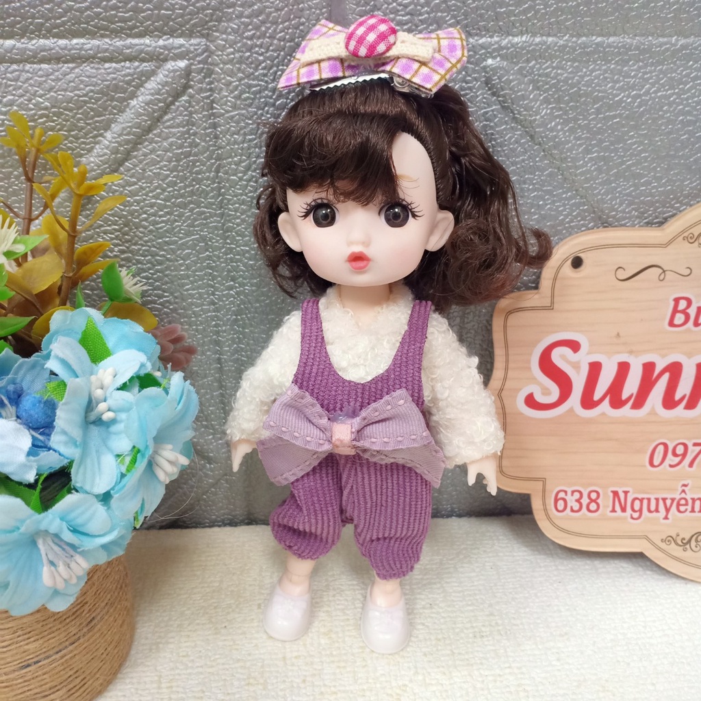 Búp Bê Em Bé Chu Mỏ Cao 16cm Kèm Đồ Mẫu Mới