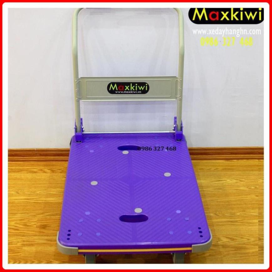 [TỔNG CÁC MẪU 100kg,150kg- BH 12th] Xe Đẩy Hàng 150kg, Xe Đẩy Hàng 4 Bánh 100KG MaxkiwI- SIÊU HOT BÁN CHẠY