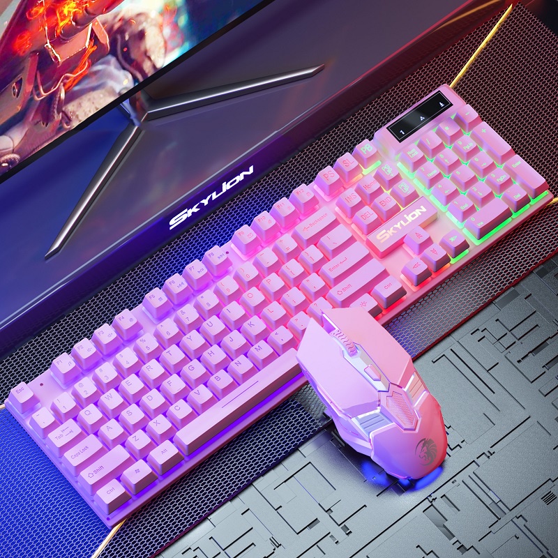 Bộ Bàn Phím Giả Cơ SKY3 Có LED Chơi game chuyên nghiệp