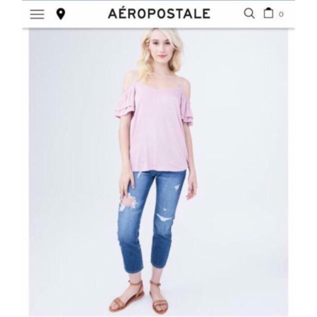 🌱Áo hở vai AEROPOSTALE