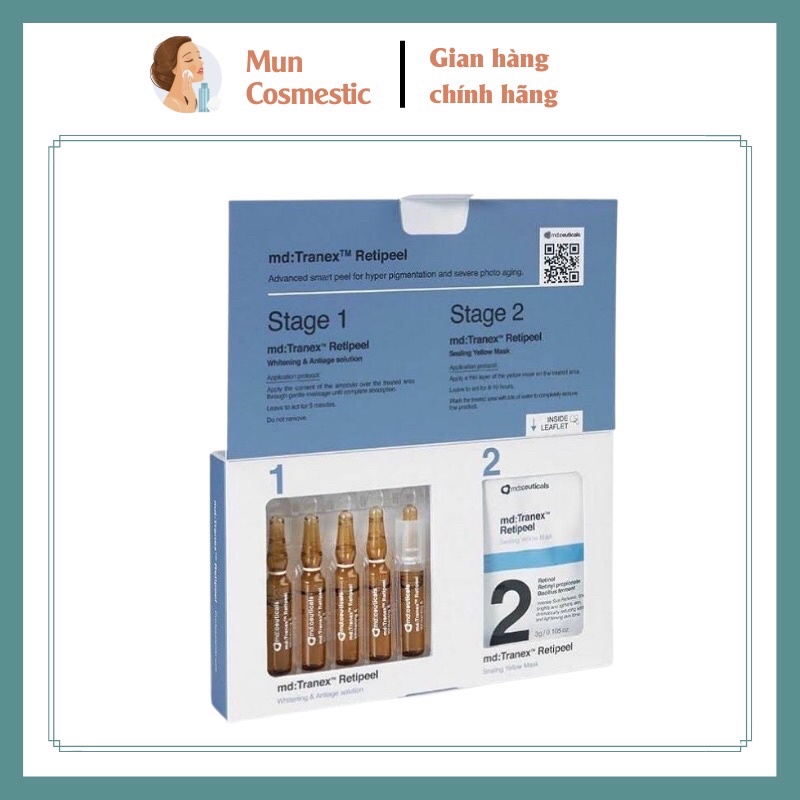 Peel Thay Da Sinh Học Md:ceuticals Tranex Retipeel- Mờ Nám, Sáng Da