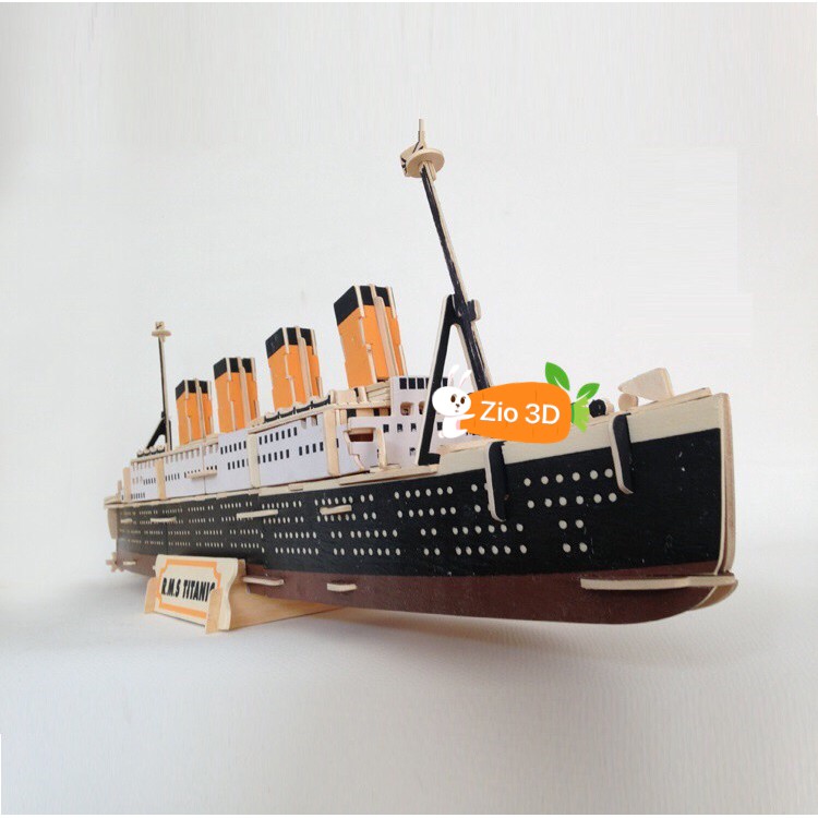 Đồ chơi lắp ráp gỗ 3D Mô hình Tàu R.M.S Titanic