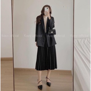 [FREESHIP] Chân váy xếp ly dáng dài SIÊU RẺ