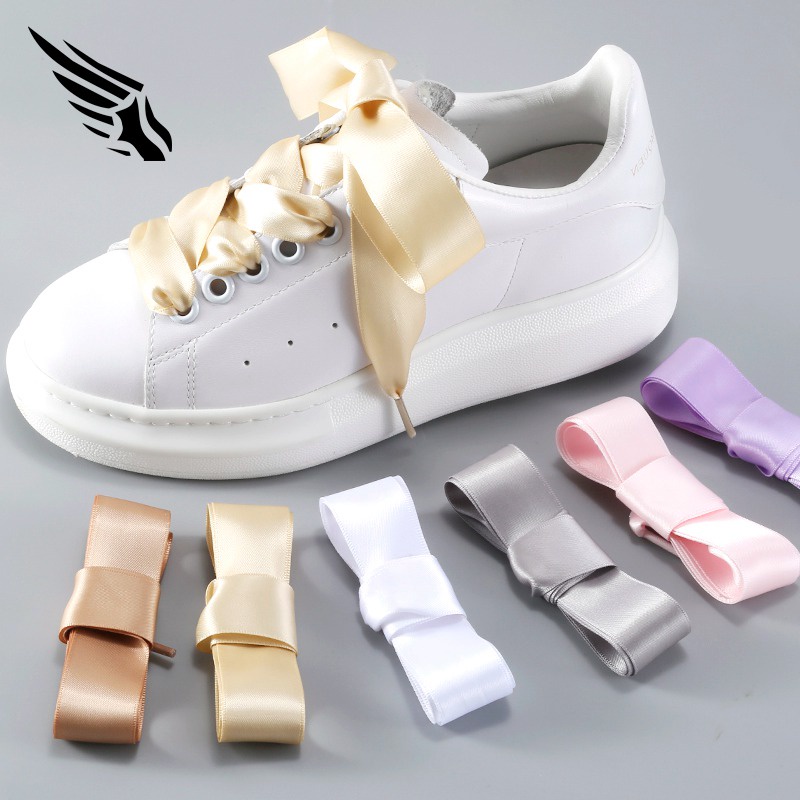 Dây giày PUMA phi lụa satin canvas bản rộng thể thao thời trang