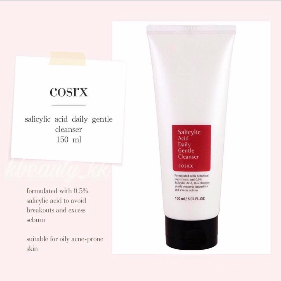 Sữa rửa mặt Cosrx Salicylic Acid Daily Gentle Cleanser 150ml | BigBuy360 - bigbuy360.vn