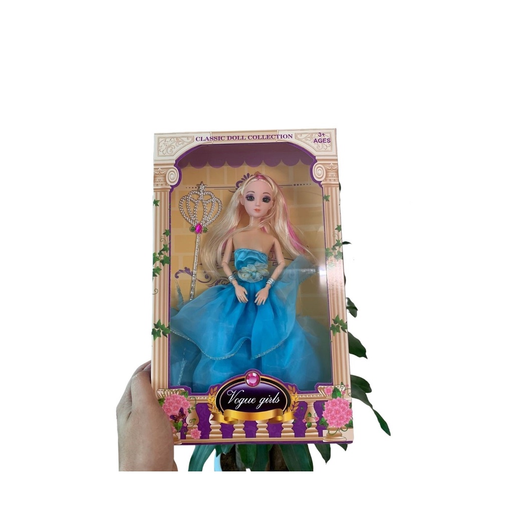 Búp Bê Barbie Cỡ Lớn Cao 30 cm Tặng Kèm Phụ Kiện - Đồ Chơi Búp Bê Elsa Công Chúa Cho Trẻ Em – 0628