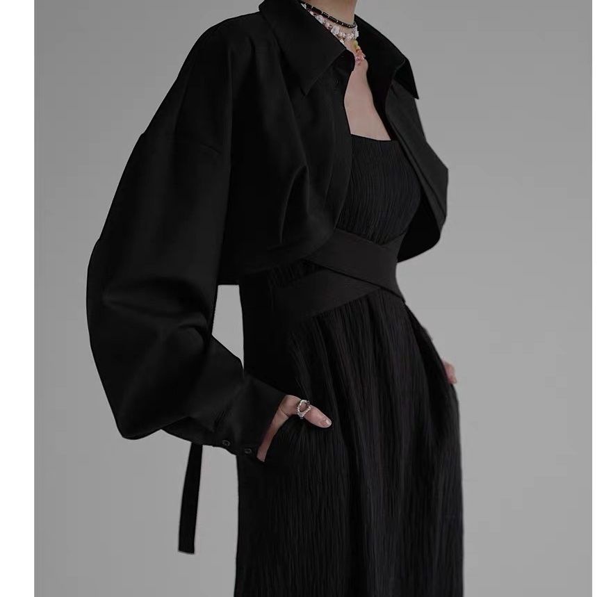 Phong Cách mới!Áo Sơ Mi Tay Dài Thiết Kế Sang Trọng Phong Cách Hong Kong Thời Trang Xuân Hè Hàng Mới 2022