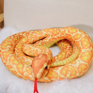 1.6M imitation snake Stuffed toy funny trick game toy smooth and lifelike trick doll party toy