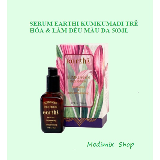Serum Earthi Kumkumadi trẻ hoá & làm đều màu da 50ml