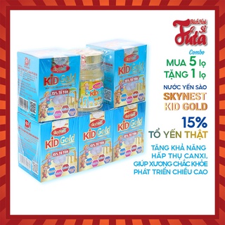 Nước yến sào cho bé Kid Gold 15% (lốc 5 hủ tặng kèm 1 hủ 70ml)