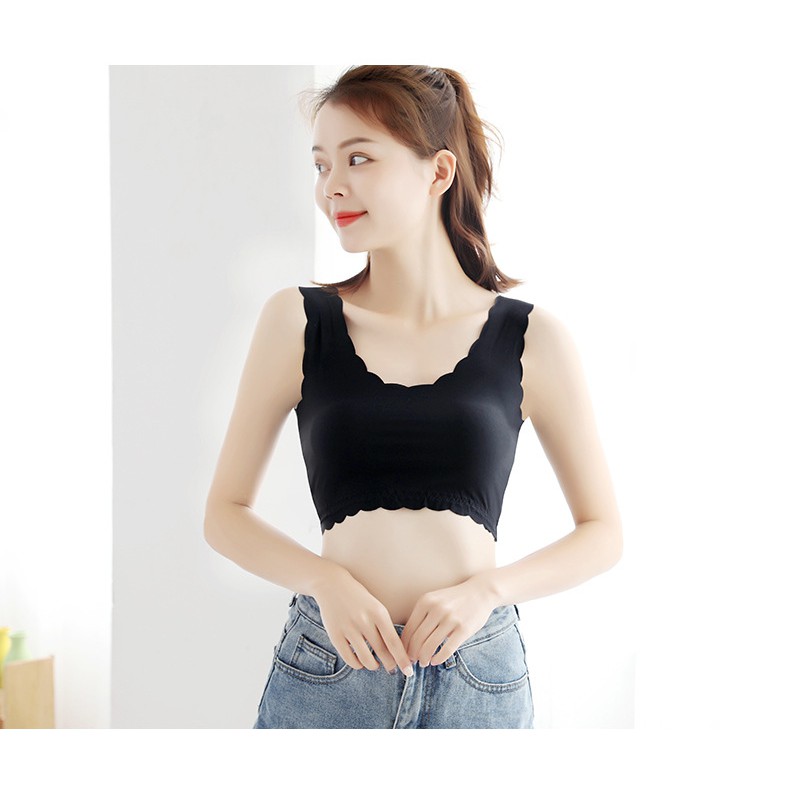 Áo croptop nữ chất mát lạnh mềm mịn thời trang thu đông 2019 - Áo mặc trong | BigBuy360 - bigbuy360.vn