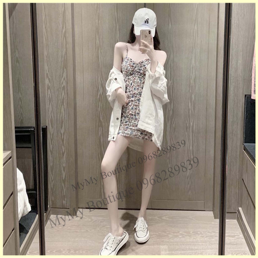 Váy Body 2 Dây Hoa Nhí, Đầm Body Hở Lưng, Váy Ôm Body 2 Dây | BigBuy360 - bigbuy360.vn