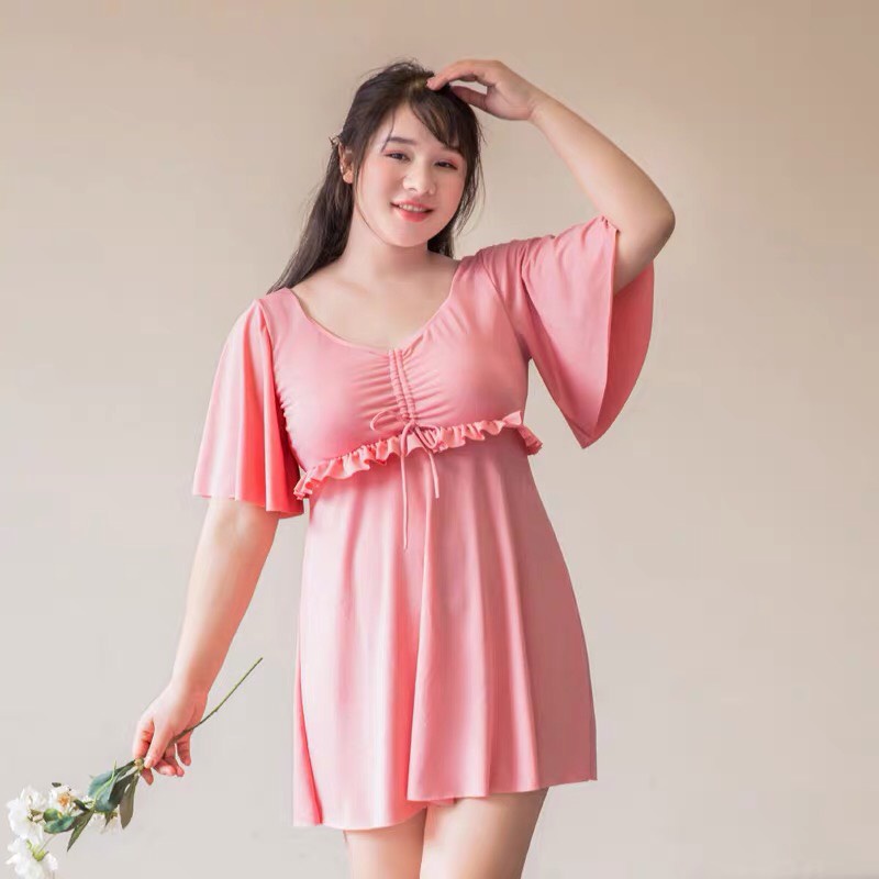 Bikini bigsize Đồ Bơi Nữ 2021 Dạng Váy Có Mút Ngực Và Quần Kèm Theo Mẫu Mới 2022 820601&amp;820602 55122 DK2T301