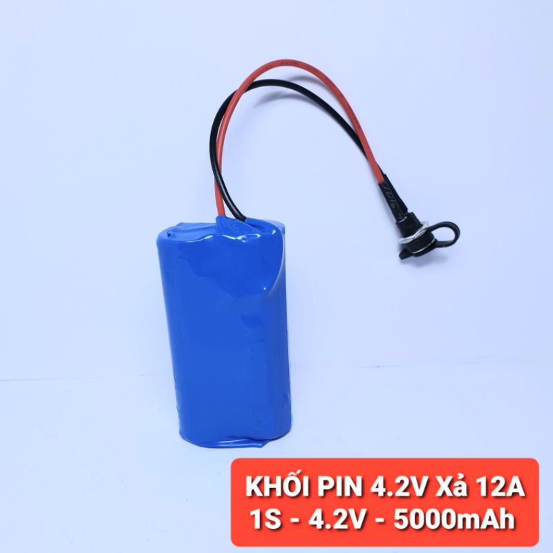 Achun.vn - KHỐI PIN 3.7V/4.2V - 5.000mAh XẢ 12A DÙNG CHO THIẾT BỊ ĐIỆN TỬ