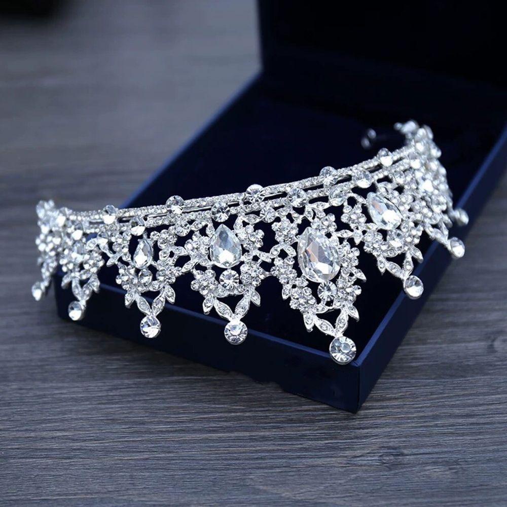 Băng Đô Cài Tóc Trang Trí Tiệc Cưới Cho Nữ|Băng Đô Cài Tóc Phong Cách Baroque Cá Tính