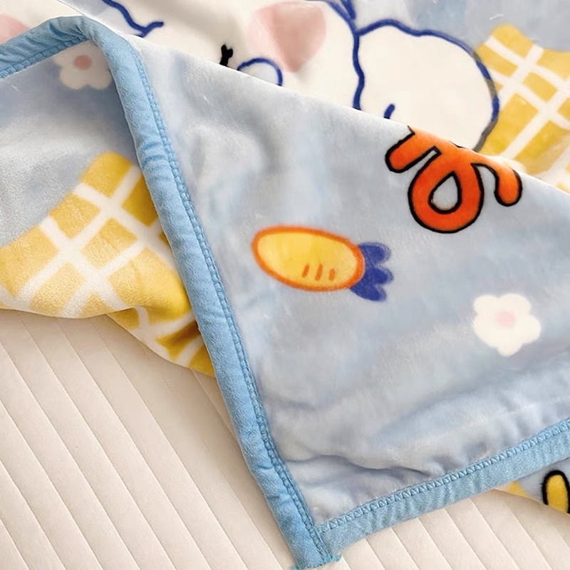 Chăn lông tuyết nhung 2 lớp siêu dày 1.2kg cao cấp cho bé trai bé gái, chăn siêu tuyết cho bé 2023