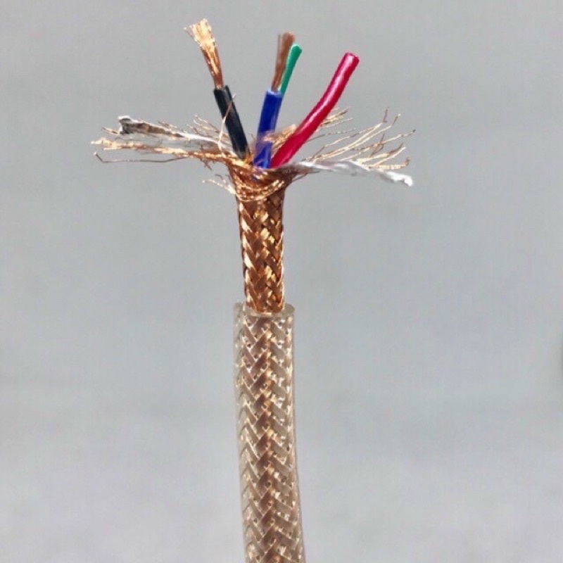 Dây tín hiệu din5 midi 5 chân chuẩn Đức ra 2 rắc 6 ly (6,5ly..)mono.