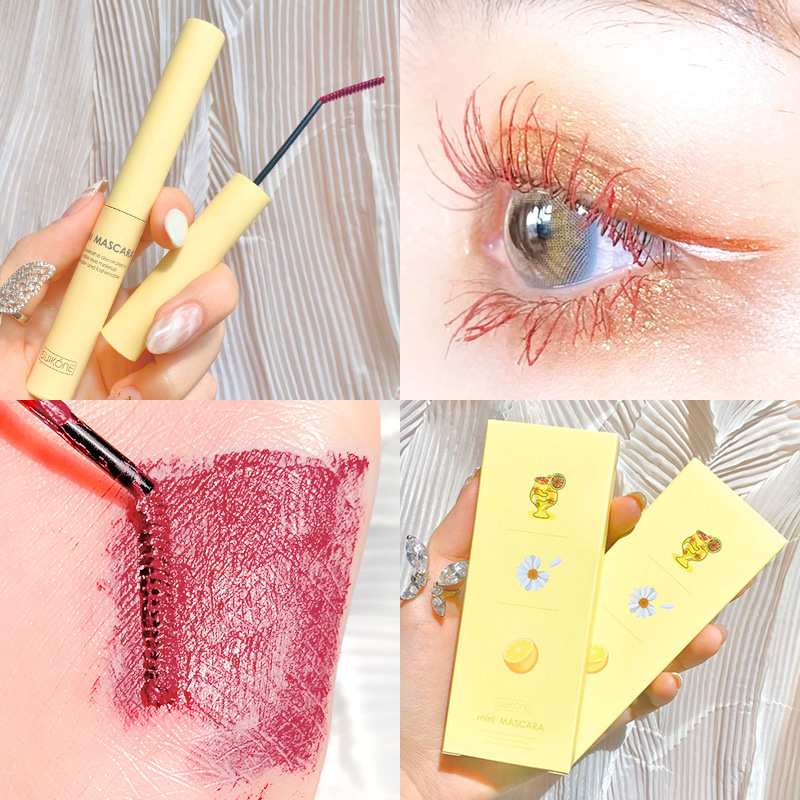 (Hàng Mới Về) Mascara Suikone Đầu Cọ Nhỏ Nhiều Màu Sắc Chuốt Dài Và Cong Mi | BigBuy360 - bigbuy360.vn