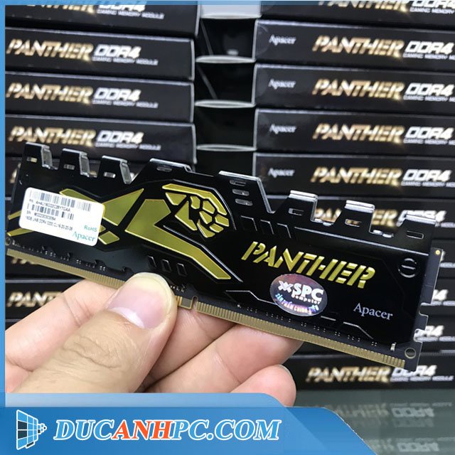 Ram PC DDR4 Apacer OC Panther-Golden 16GB bus 3200Mhz - AH4U16G32C28Y7GAA-1 - FULLNEW
